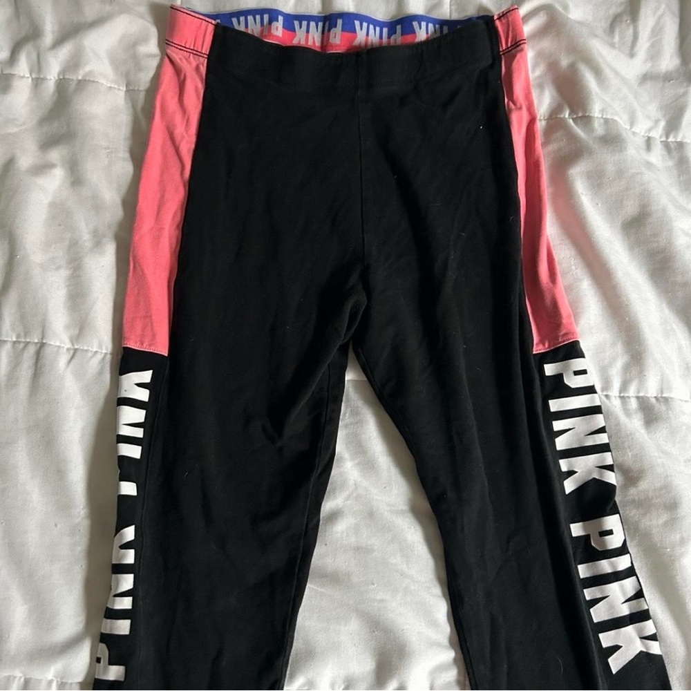 PINK Victoria's Secret Kids Leggings in Black and Pink